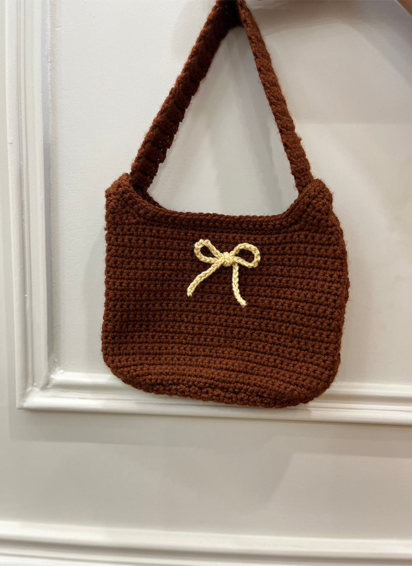 Textured Winter Crochet Beanie – Handmade Cozy Knit Hat - Image 3